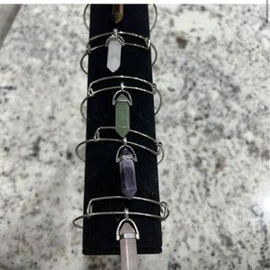 Chakra healing stone bracelets.